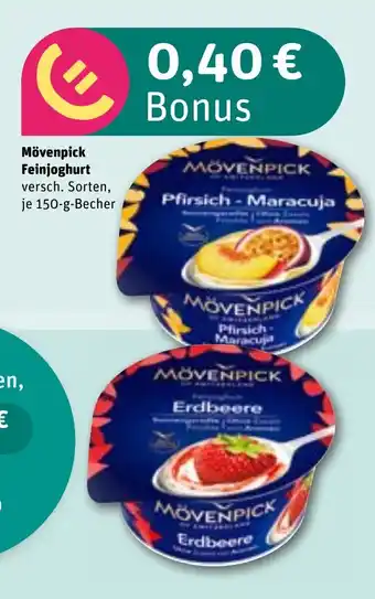 REWE DE MÖVENPICK Feinjoghurt tilbud