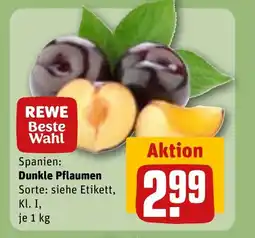 REWE DE Dunkle pflaumen tilbud