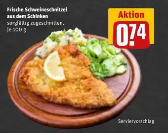 REWE DE Frische schweineschnitzel aus dem schinken tilbud