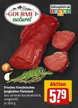 REWE DE Frisches französisches jungbullen filetsteak tilbud