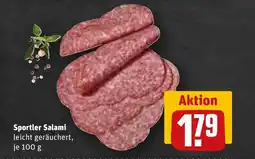 REWE DE Sportler salami tilbud