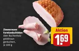 REWE DE Zimmermann farmlandschinken tilbud