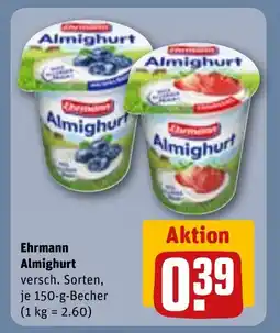 REWE DE EHRMANN Almighurt tilbud