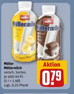 REWE DE MÜlLLER Müllermilch tilbud