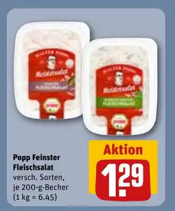 REWE DE Popp feinster fleischsalat tilbud