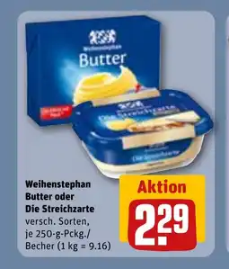 REWE DE Weihenstephan butter oder die streichzarte tilbud