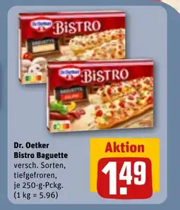 REWE DE DR. OETKER Bistro baguette tilbud