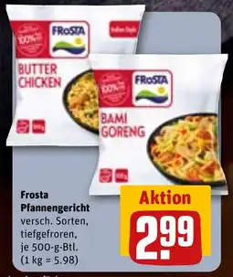 REWE DE FROSTA Pfannengericht tilbud