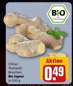 REWE DE Bio ingwer tilbud