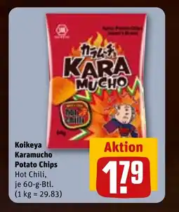 REWE DE Koikeya karamucho potato chips tilbud