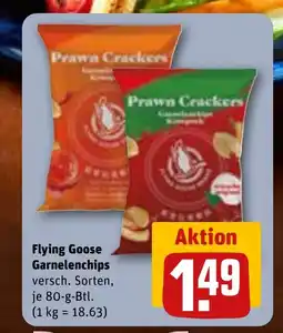 REWE DE Flying goose garnelenchips tilbud