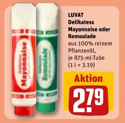 REWE DE Luvat delikatess mayonnaise oder remoulade tilbud
