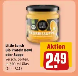 REWE DE Little lunch bio protein bowl oder suppe tilbud