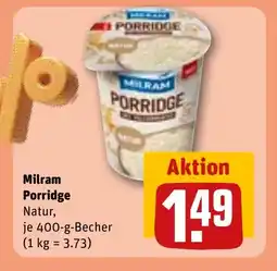 REWE DE MILRAM Porridge tilbud