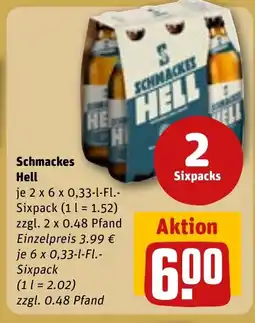 REWE DE Schmackes hell tilbud