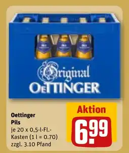 REWE DE OETTINGER Pils tilbud