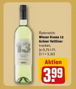 REWE DE Winzer krems 13 grüner veltliner tilbud