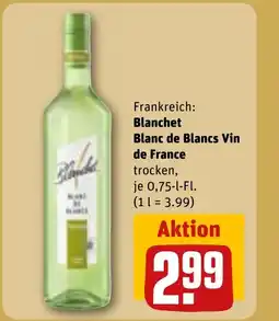 REWE DE Blanc de blancs vin de france tilbud