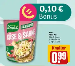 REWE DE KNORR Pasta pot tilbud