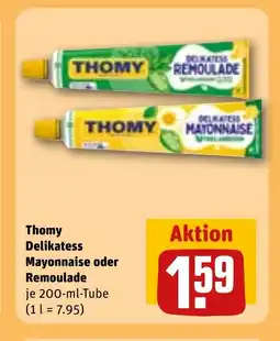 REWE DE THOMY Delikatess mayonnaise oder remoulade tilbud