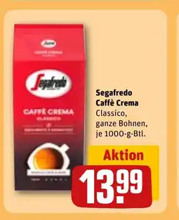REWE DE Segafredo caffè crema tilbud