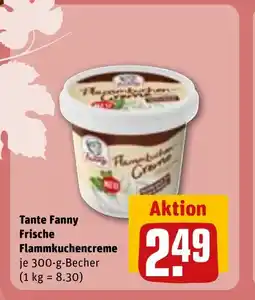REWE DE Tante fanny frische flammkuchencreme tilbud