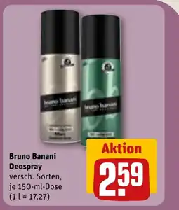 REWE DE Bruno banani deospray tilbud