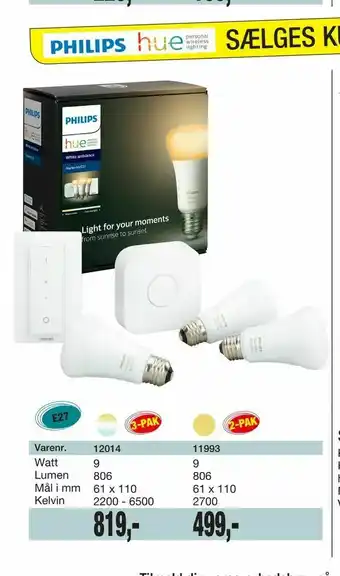 Harald Nyborg Philips Hue tilbud