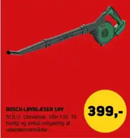 XL-BYG Bosch løvblæser 18v tilbud