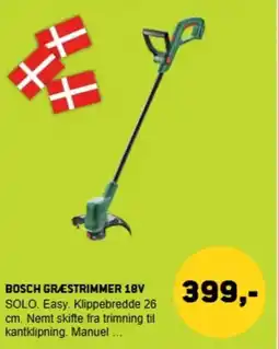 XL-BYG Bosch græstrimmer 18v tilbud