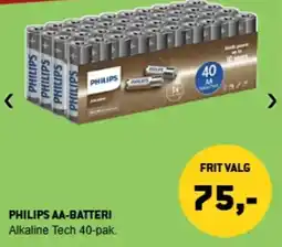 XL-BYG PHILIPS Aa-batteri tilbud