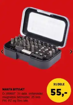 XL-BYG Makita bitssæt tilbud