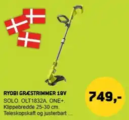 XL-BYG Ryobi græstrimmer 18v tilbud
