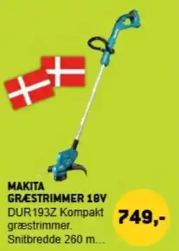 XL-BYG Makita græstrimmer 18v tilbud