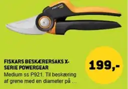 XL-BYG Fiskars beskærersaks x- serie powergear tilbud