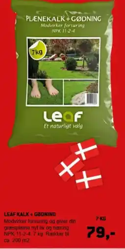 XL-BYG Leaf kalk+ gødning tilbud
