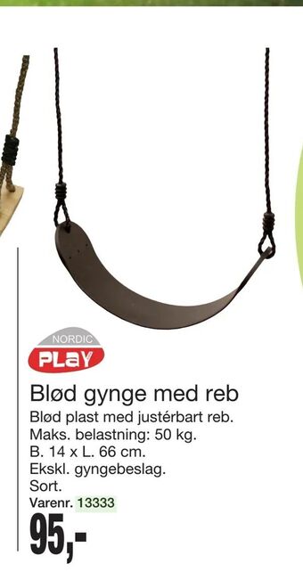 Harald Nyborg Blød gynge med reb tilbud