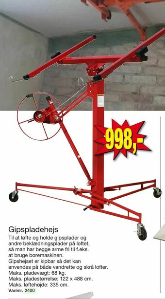Harald Nyborg Gipspladehejs tilbud