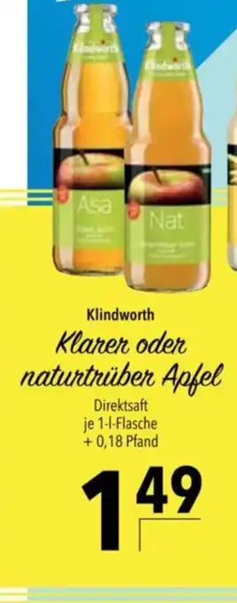 Citti Klindworth Klarer oder naturtrüber Apfel tilbud