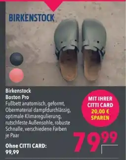 Citti Birkenstock Boston Pro tilbud