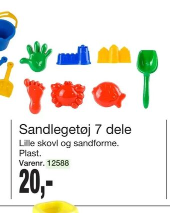Harald Nyborg Sandlegetøj 7 dele tilbud