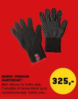 XL-BYG Weber premium handskesæt tilbud