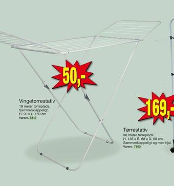 Harald Nyborg Vingetørrestativ tilbud