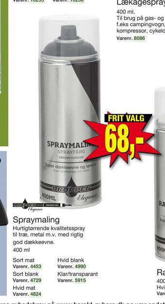 Harald Nyborg Spraymaling tilbud