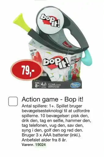 Harald Nyborg Action game - Bop it! tilbud