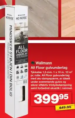Bauhaus Wallmann All Floor gulvunderlag tilbud