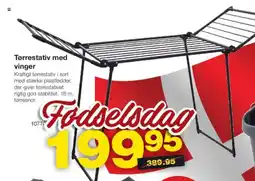 Bauhaus Tørrestativ med vinger tilbud
