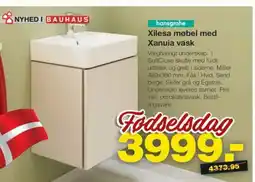 Bauhaus Hansgrohe xilesa mobel med xanuia vask tilbud