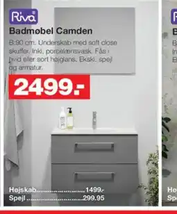 Bauhaus Badmøbel Camden tilbud