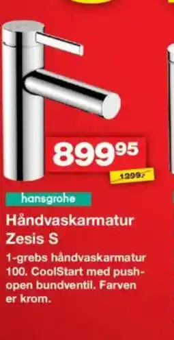 Bauhaus Hansgrohe håndvaskarmatur zesis s tilbud